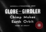 Image of chimpanzee Enos orbits the earth Cape Canaveral Florida USA, 1961, second 3 stock footage video 65675055893