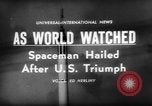 Image of Astronaut Alan Shepard successful Mercury voyage United States USA, 1961, second 16 stock footage video 65675055901