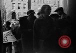 Image of unemployed demonstrators in Great Depression Trenton New Jersey USA, 1936, second 8 stock footage video 65675055902
