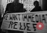 Image of unemployed demonstrators in Great Depression Trenton New Jersey USA, 1936, second 11 stock footage video 65675055902