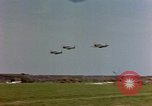 Image of P-51s Mustang fighter aircraft Germany, 1945, second 15 stock footage video 65675055924