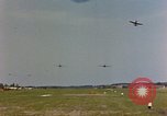 Image of P-51s Mustang fighter aircraft Germany, 1945, second 28 stock footage video 65675055924