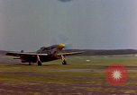 Image of P-51s Mustang fighter aircraft Germany, 1945, second 57 stock footage video 65675055924