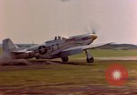 Image of P-51s Mustang fighter aircraft Germany, 1945, second 59 stock footage video 65675055924