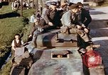 Image of German prisoners under American guard Wiesbaden Germany, 1945, second 5 stock footage video 65675055932