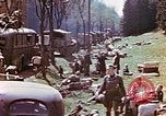 Image of German prisoners under American guard Wiesbaden Germany, 1945, second 42 stock footage video 65675055932