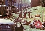 Image of German prisoners under American guard Wiesbaden Germany, 1945, second 46 stock footage video 65675055932