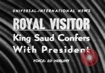 Image of King Abdul Saud United States USA, 1957, second 17 stock footage video 65675055941