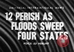 Image of winter flood United States USA, 1957, second 1 stock footage video 65675055942