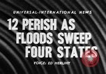 Image of winter flood United States USA, 1957, second 4 stock footage video 65675055942