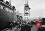 Image of oil tanker blast Alameda California USA, 1957, second 6 stock footage video 65675055944