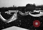 Image of civilians gathered for rally Japan, 1948, second 8 stock footage video 65675055993
