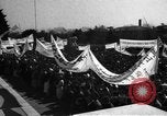 Image of civilians gathered for rally Japan, 1948, second 12 stock footage video 65675055993