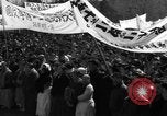 Image of civilians gathered for rally Japan, 1948, second 19 stock footage video 65675055993