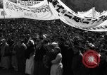 Image of civilians gathered for rally Japan, 1948, second 20 stock footage video 65675055993