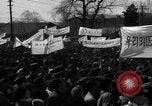 Image of civilians gathered for rally Japan, 1948, second 25 stock footage video 65675055993