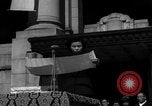 Image of civilians gathered for rally Japan, 1948, second 30 stock footage video 65675055993