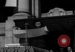 Image of civilians gathered for rally Japan, 1948, second 31 stock footage video 65675055993
