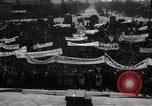 Image of civilians gathered for rally Japan, 1948, second 32 stock footage video 65675055993