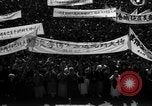 Image of civilians gathered for rally Japan, 1948, second 43 stock footage video 65675055993