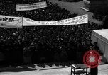 Image of civilians gathered for rally Japan, 1948, second 46 stock footage video 65675055993