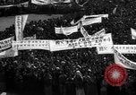 Image of civilians gathered for rally Japan, 1948, second 47 stock footage video 65675055993