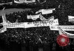 Image of civilians gathered for rally Japan, 1948, second 48 stock footage video 65675055993