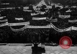 Image of civilians gathered for rally Japan, 1948, second 54 stock footage video 65675055993
