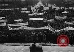 Image of civilians gathered for rally Japan, 1948, second 58 stock footage video 65675055993