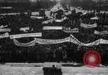 Image of civilians gathered for rally Japan, 1948, second 59 stock footage video 65675055993