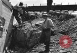 Standbild Railroad Hof Ulm Deutschland, 1945, aus Sekunde 27 historischem Filmmaterial Videoclip 65675056096