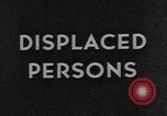 Image of displaced persons camps with World War 2 refugees Europe, 1945, second 58 stock footage video 65675056099