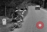 Image of displaced persons camps with World War 2 refugees Europe, 1945, second 62 stock footage video 65675056099