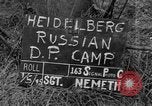 Image Fédération de camp de personnes déplacées Heidelberg Allemagne, 1945, de la seconde 3 séquences d'archives historiques vidéo 65675056135