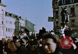 Image of civilians in street square Luxembourg, 1945, second 18 stock footage video 65675056170
