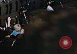 Image of civilians in street square Luxembourg, 1945, second 40 stock footage video 65675056170