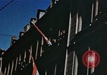 Image of civilians in street square Luxembourg, 1945, second 60 stock footage video 65675056170