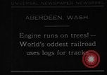 Standbild Verschlussleiste Aberdeen Washington USA, 1930, aus Sekunde 1 historischem Filmmaterial Videoclip 65675056181