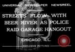 Image of police raid at garage Chicago Illinois USA, 1932, second 4 stock footage video 65675056184