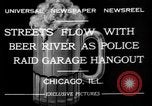 Image of police raid at garage Chicago Illinois USA, 1932, second 7 stock footage video 65675056184