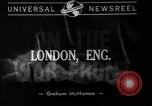 Image of burning buildings during London blitz London England United Kingdom, 1941, second 5 stock footage video 65675056185