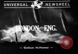 Image of burning buildings during London blitz London England United Kingdom, 1941, second 8 stock footage video 65675056185