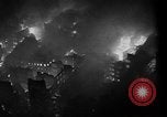 Image of burning buildings during London blitz London England United Kingdom, 1941, second 14 stock footage video 65675056185
