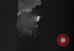 Image of burning buildings during London blitz London England United Kingdom, 1941, second 41 stock footage video 65675056185