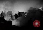 Image of burning buildings during London blitz London England United Kingdom, 1941, second 46 stock footage video 65675056185