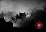 Image of burning buildings during London blitz London England United Kingdom, 1941, second 47 stock footage video 65675056185