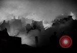Image of burning buildings during London blitz London England United Kingdom, 1941, second 48 stock footage video 65675056185