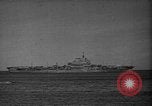 Standbild Britische illustre Klasse Flugzeugträger Mittelmeer, 1941, aus Sekunde 7 historischem Filmmaterial Videoclip 65675056189