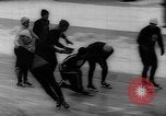 Standbild nationalen Eisschnelllauf Saint Paul Minnesota USA, 1960, aus Sekunde 61 historischem Filmmaterial Videoclip 65675056201