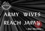 Image of wives Yokohama Japan, 1946, second 5 stock footage video 65675056210